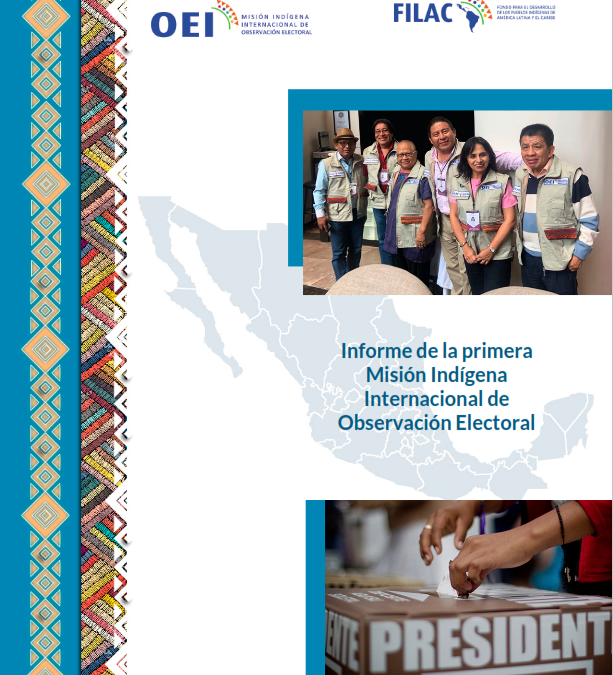 Informe de la primera Misión Indígena Internacional de  Observación Electoral- México