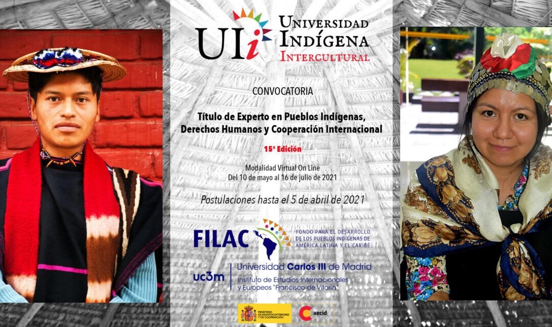 ¡Último día! Becas Título de Experto en Pueblos Indígenas, Derechos Humanos y Cooperación Internacional