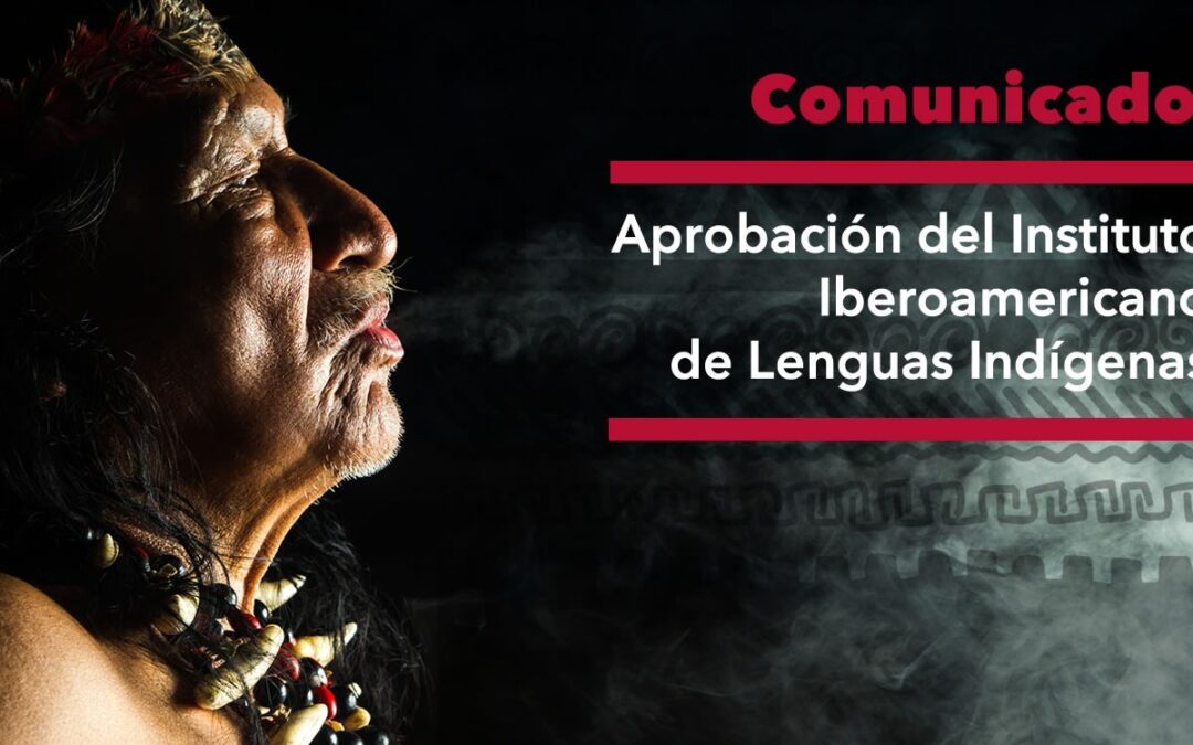 COMUNICADO: APROBACIÓN DEL INSTITUTO IBEROAMERICANO DE LENGUAS INDÍGENAS
