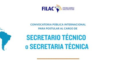 Convocatoria pública internacional para postular al cargo de Secretario Técnico o Secretaria Técnica