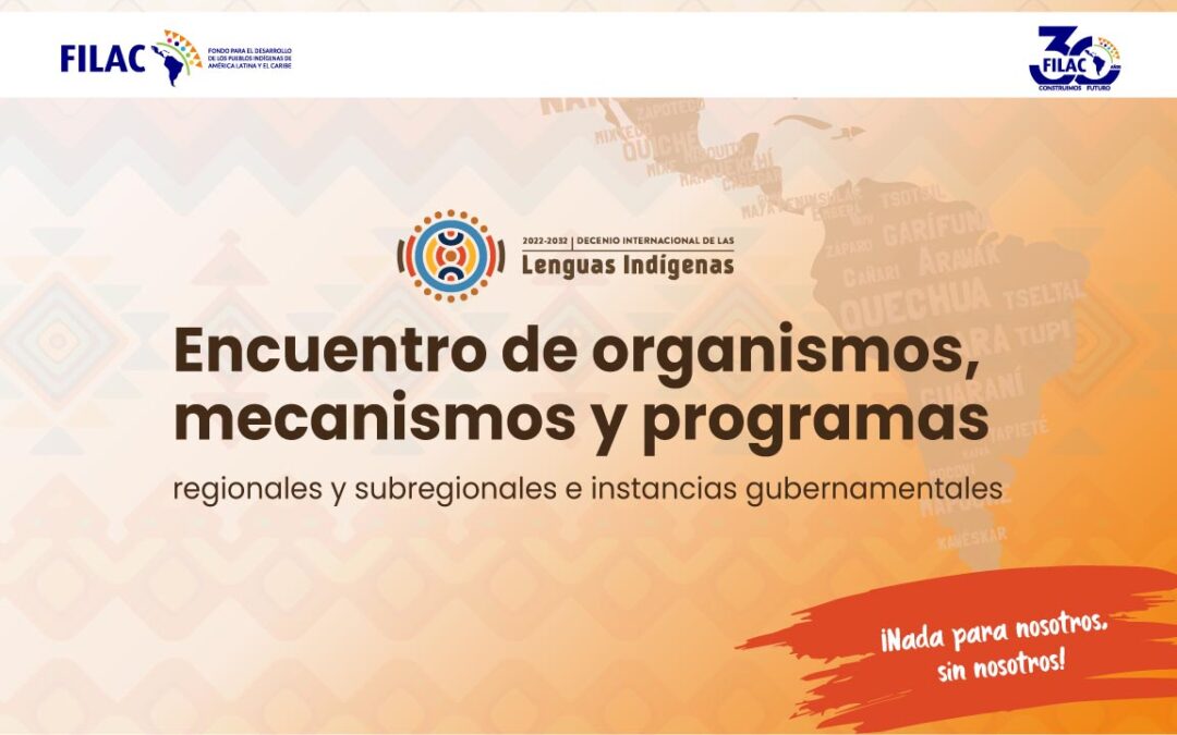 Memoria: Encuentro de organismos, mecanismos y programas