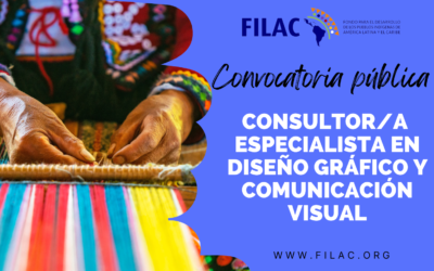 Convocatoria Pública: Consultor/a Especialista en Diseño Gráfico y Comunicación Visual