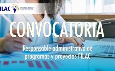 Convocatoria: Responsable administrativo de programas y proyectos