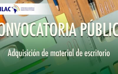 CONVOCATORIA PUBLICA: ADQUISICIÓN DE MATERIAL DE ESCRITORIO