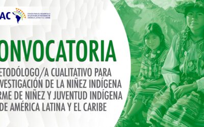 CONVOCATORIA PÚBLICA  METODÓLOGO/A CUALITATIVO PARA LA INVESTIGACIÓN DE LA NIÑEZ INDÍGENA INFORME DE NIÑEZ Y JUVENTUD INDÍGENA DE AMÉRICA LATINA Y EL CARIBE