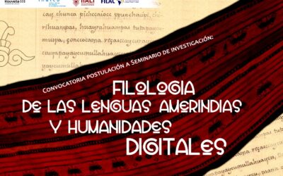 Seminario de investigación: Filología de las lenguas amerindias y humanidades digitales