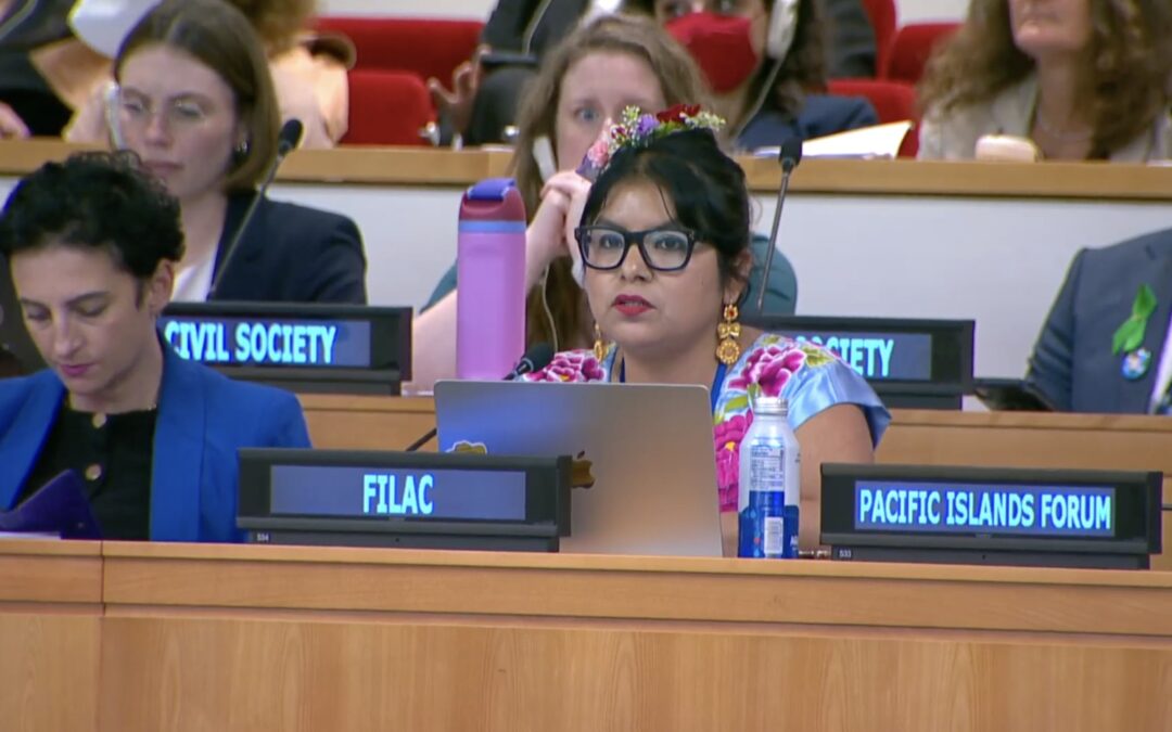 FILAC interviene en la ONU sobre los desafios que enfrentan los Pueblos Indígenas en salud