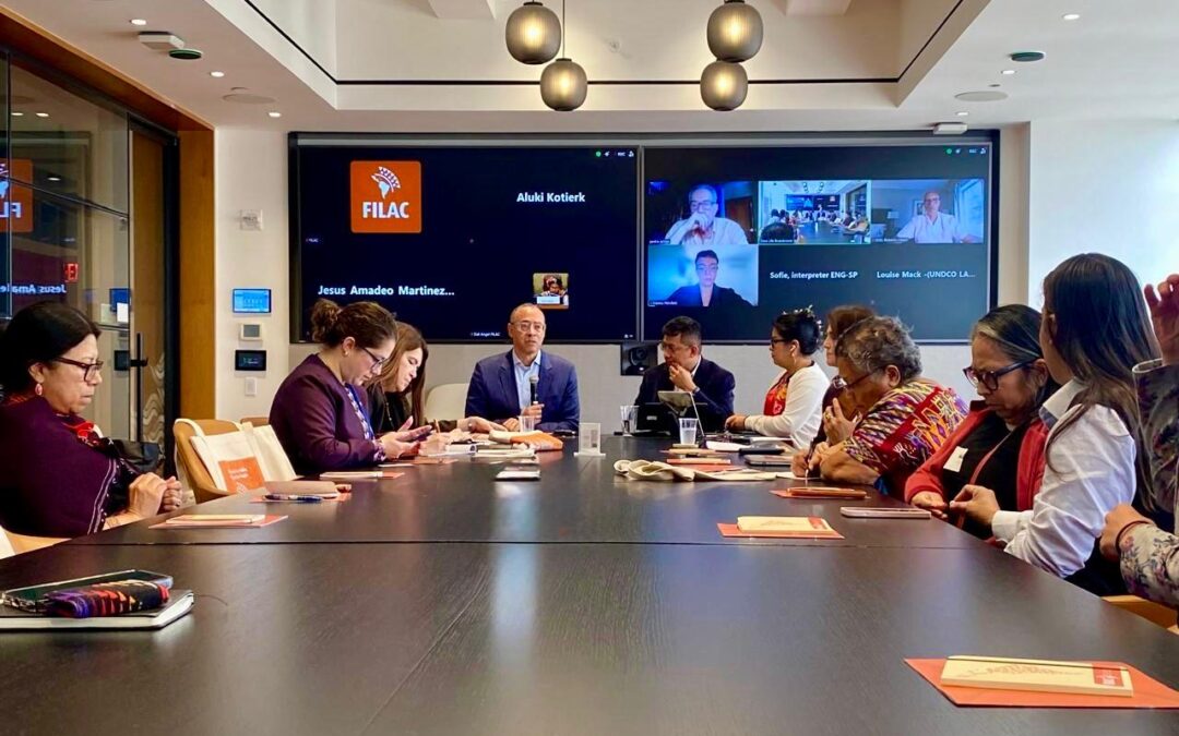 FILAC impulsa en Nueva York diálogo sobre participación de los Pueblos Indígenas y acceso directo al financiamiento climático